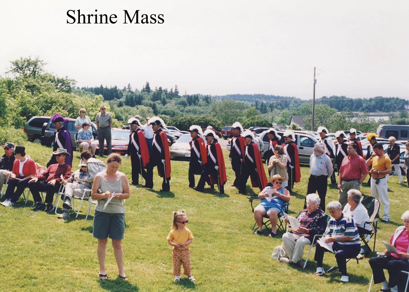 Knights of Colombus Procession, Shrine Mass