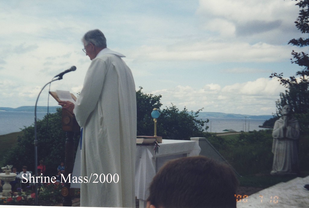 Fr. J.J. MacDonald, Shrine Mass 2000