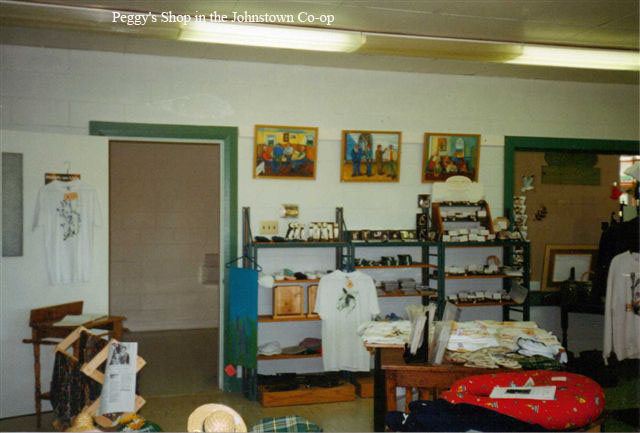 Peggy Ouelette's store in the Johnstown Co-op