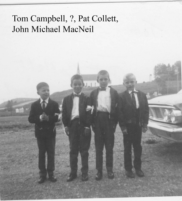Tom Campbell, ?, Pat Collett, John Michael MacNeil