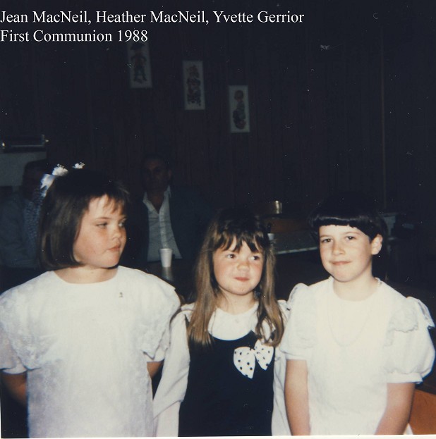 Jean MacNeil, Heather MacNeil, Yvette Gerrior, 1988