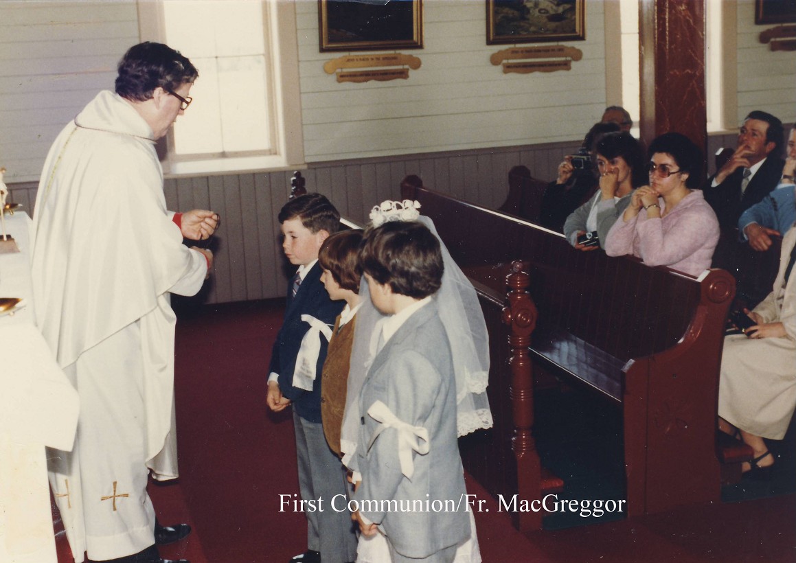 First Communion, Fr. MacGregor