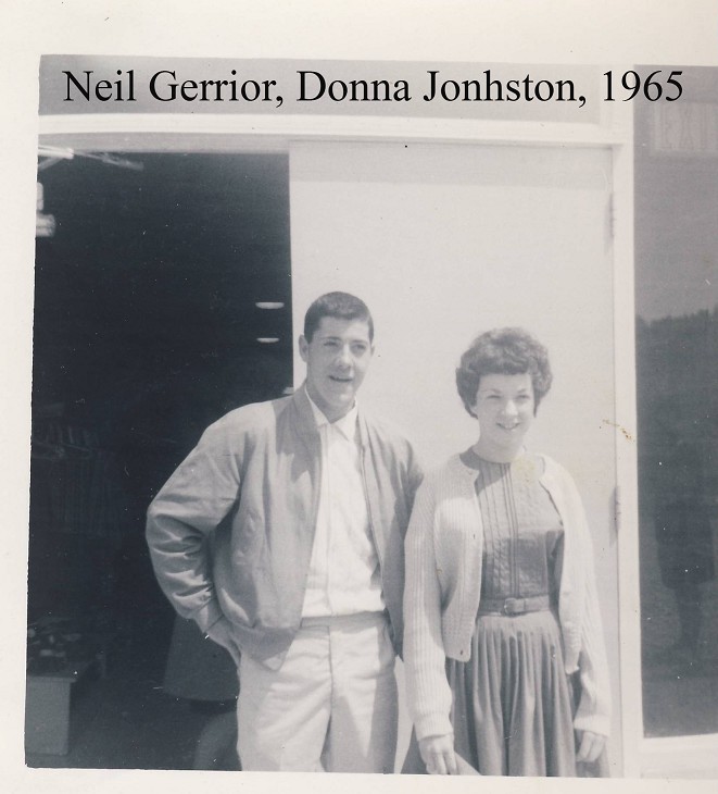 Neil Gerrior Donna Johnston 1965