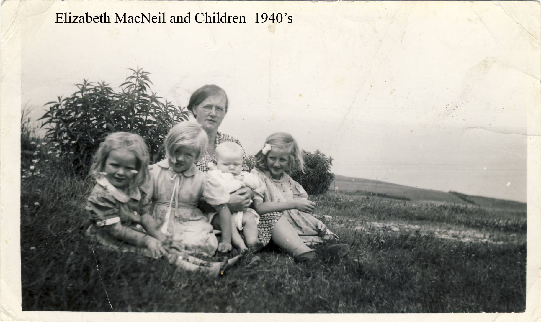 Elizabeth MacNeil and Family 1940s