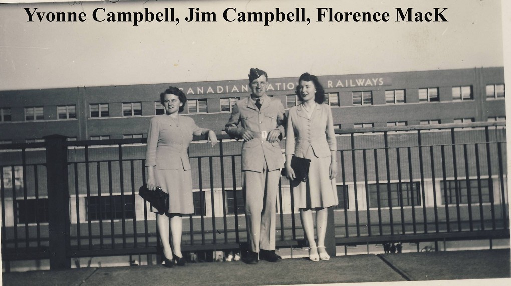 Yvonne Campbell, Jim Campbell, Forence MacK