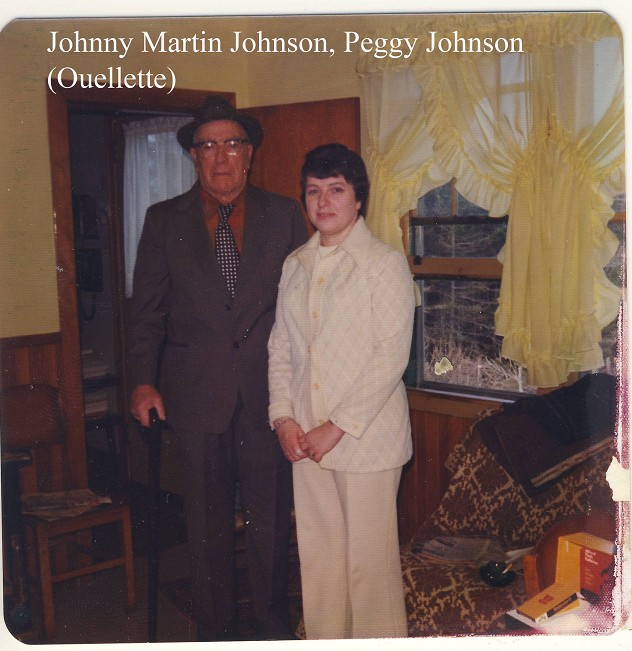 Johnny Martin Johnston, Peggy Johnston, Ouellette