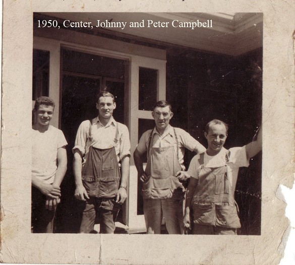 1950, Center Johnny and Peter Campbell
