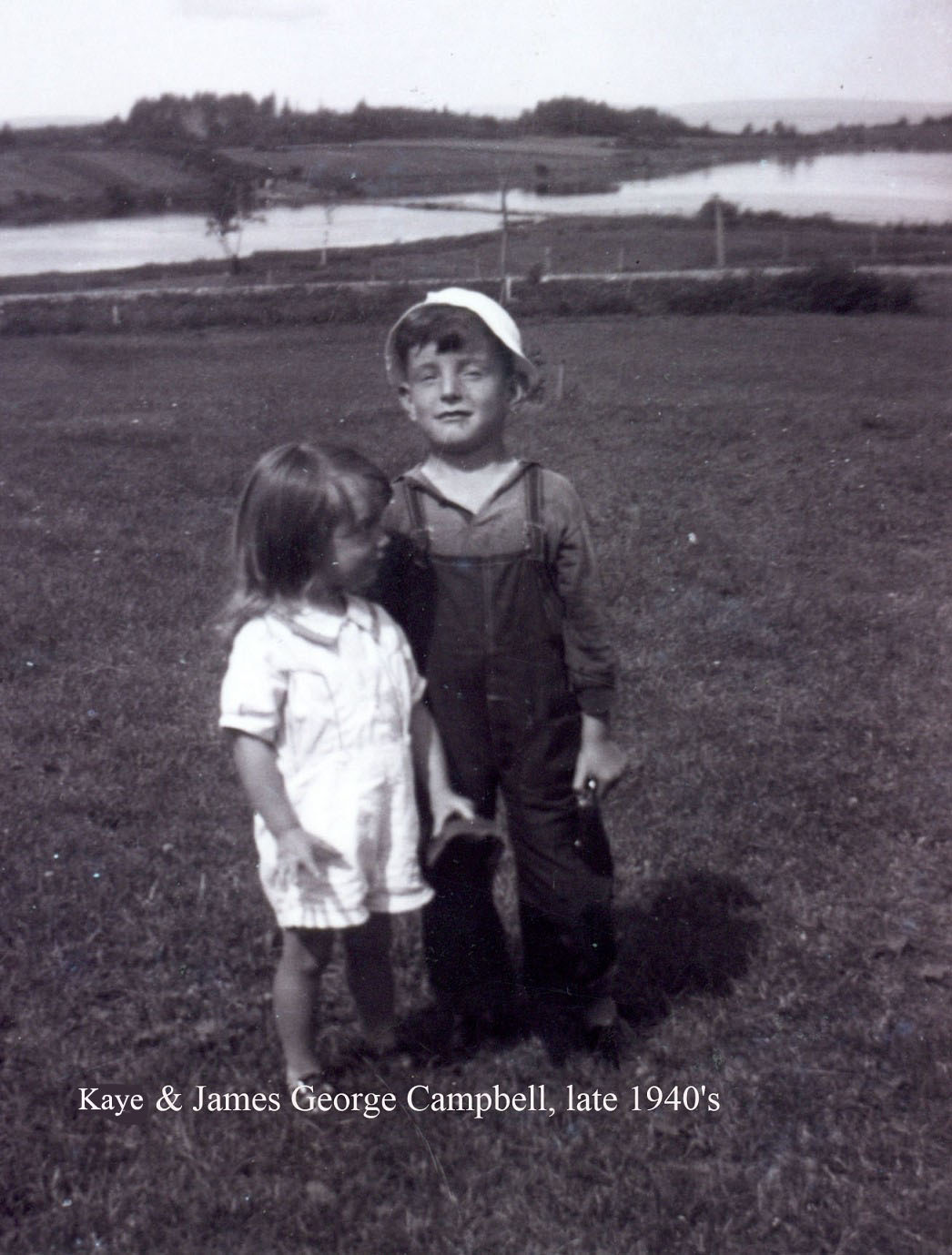 Kaye and James George Campbell, late 1940s