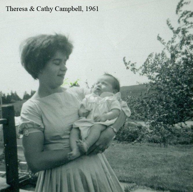Theresa and Cathy Campbell, 1961