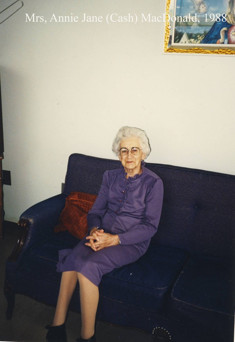Mrs Annie Jane , Cash, MacDonald 1988