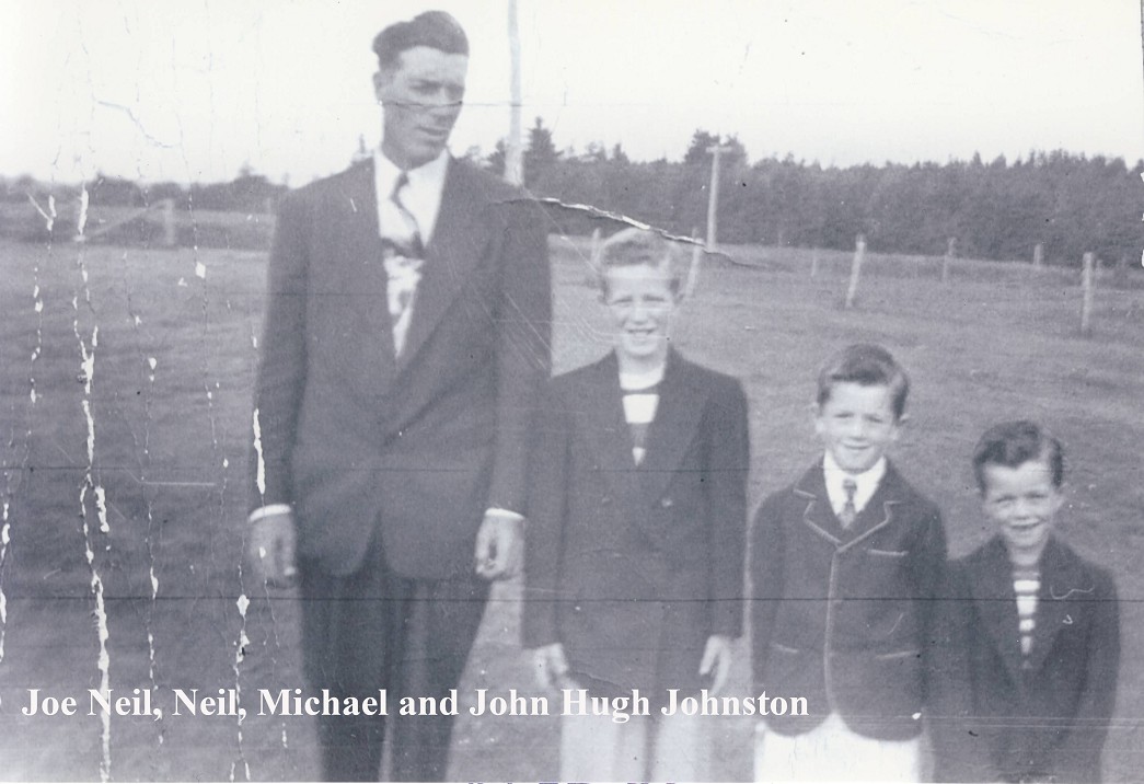 Neil, Neil, Michael and John Hugh Johnston
