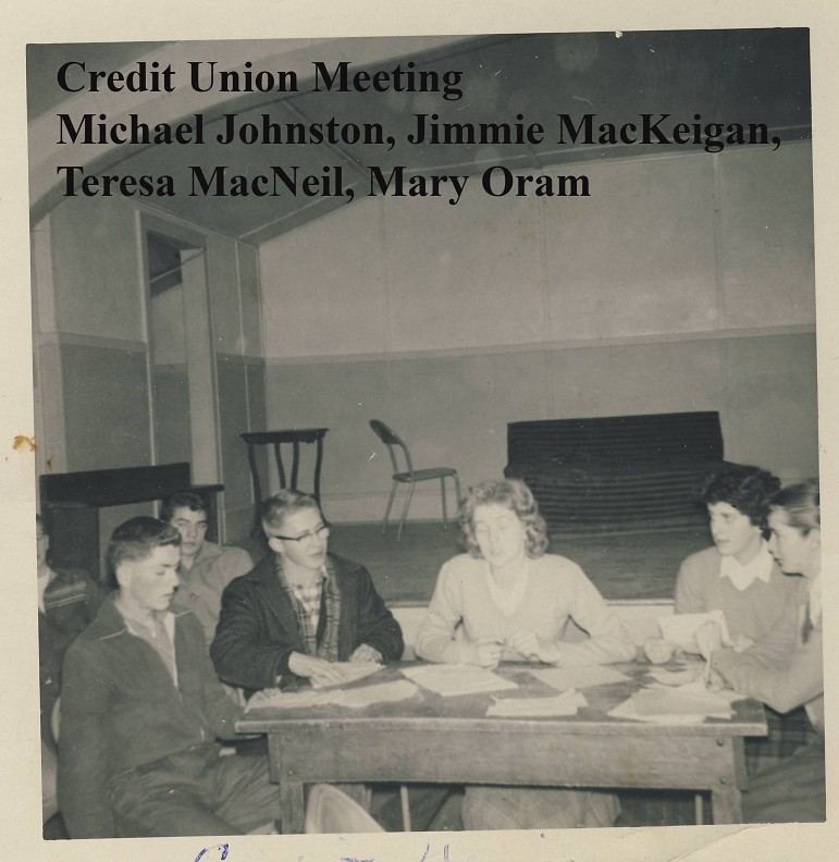 Credit Union Meeting: Michael Johnston, Jimmie MacKeigh, Teresa MacNeil and Mary Oram