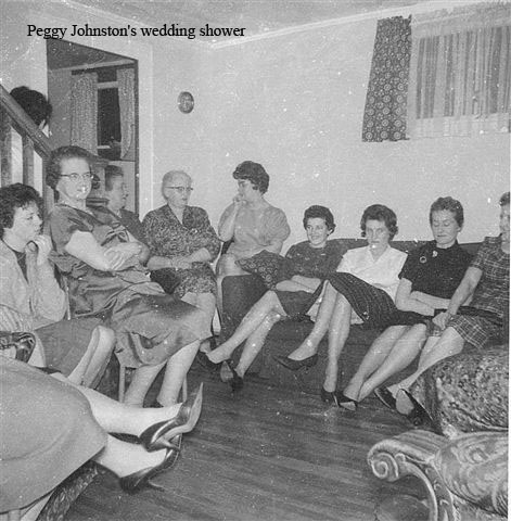 Peggy Johnstons wedding shower 1962