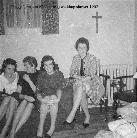 Peggy Johnstons wedding shower 1962